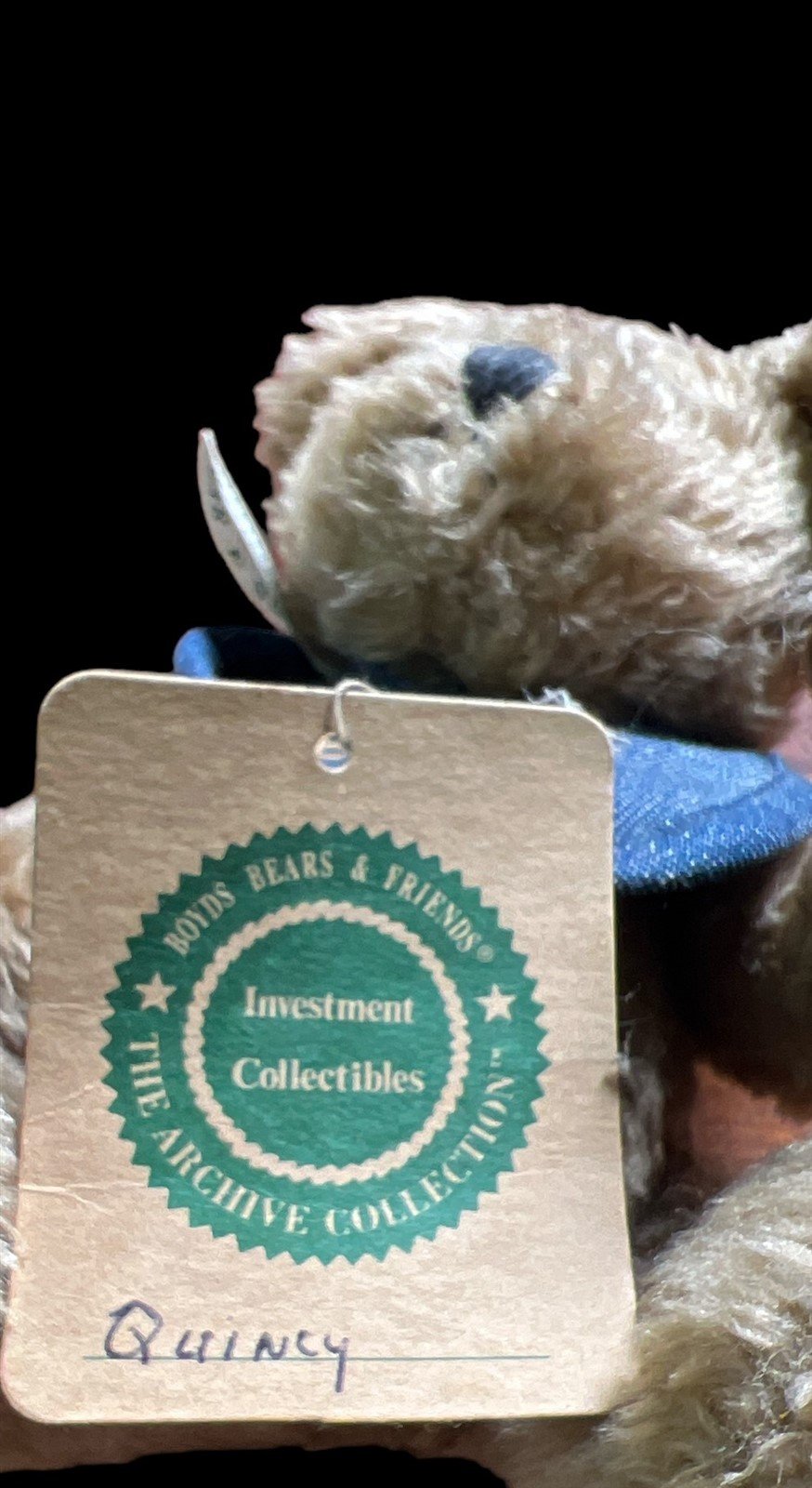 Boyds Bears Vintage Prince Mrs Fezziwig Jodi Bear Quincy by Enesco Set of 3