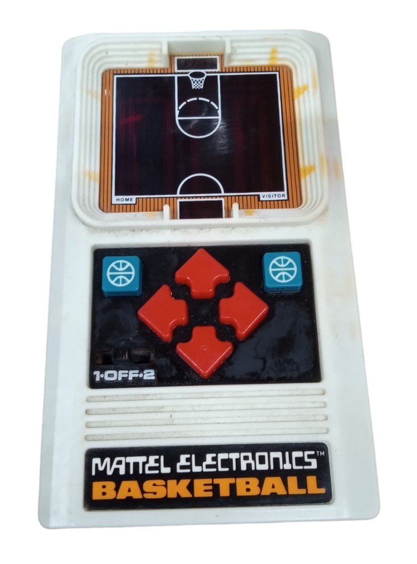 Mattel Electronics Handheld Basketball Game Vintage Collectible Nostalgic