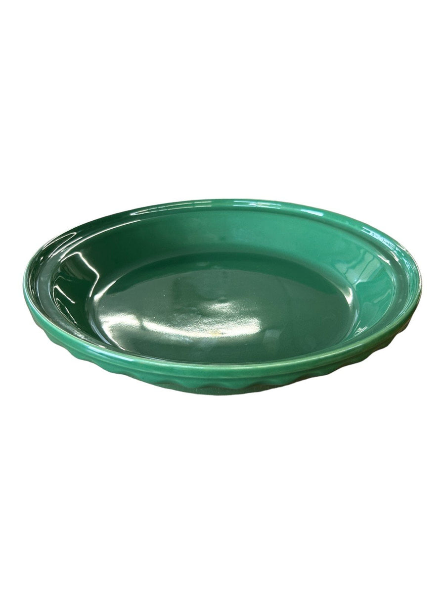 Fiesta - Jade Green Deep Dish Pie Baker Plate Pan Dish Homer Laughlin Bakeware