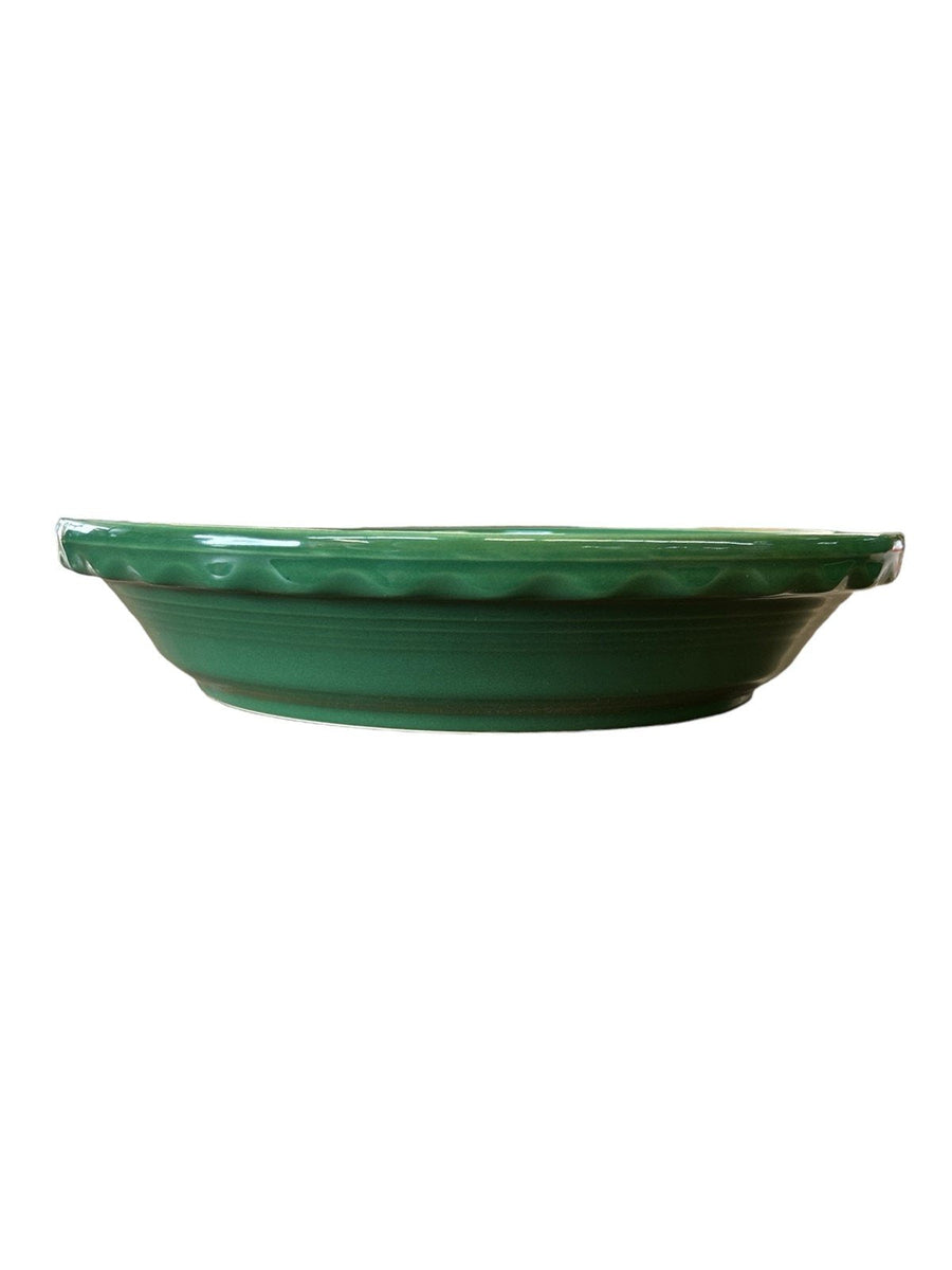 Fiesta - Jade Green Deep Dish Pie Baker Plate Pan Dish Homer Laughlin Bakeware