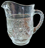 Star of David Glassware Antique Anchor Hocking Vintage Lot of 9 Pieces