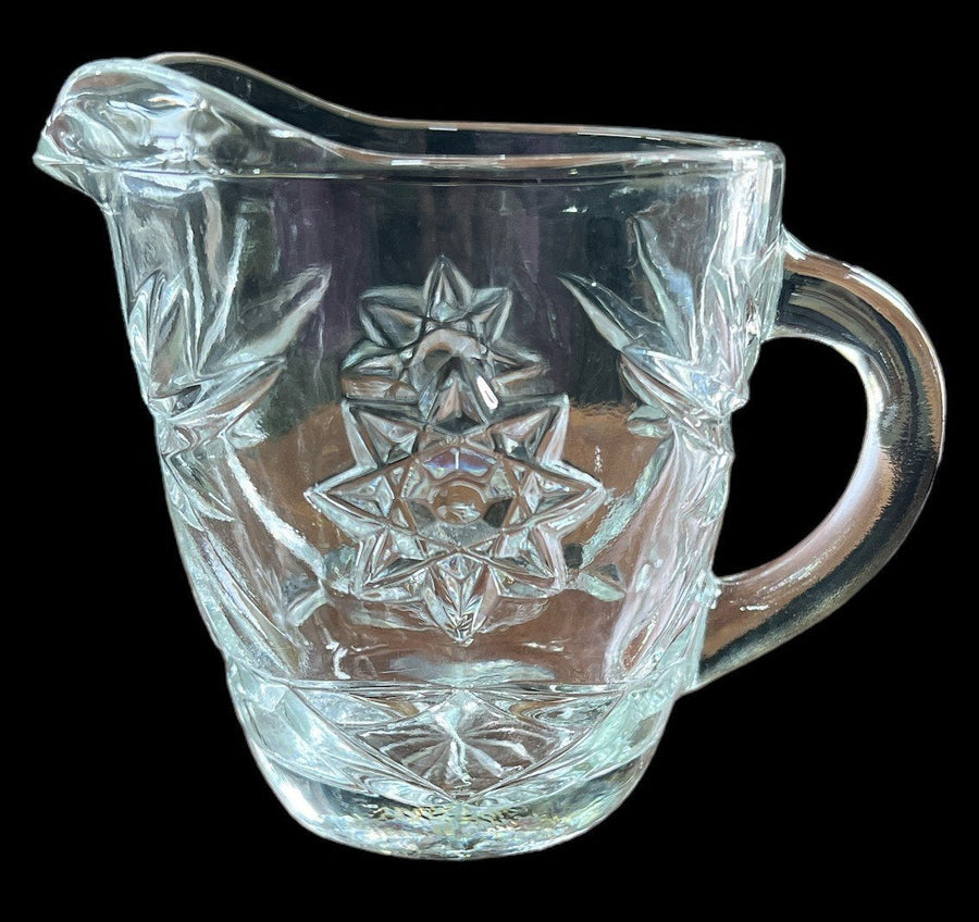 Star of David Glassware Antique Anchor Hocking Vintage Lot of 9 Pieces