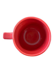 Fiesta - Scarlet Red Stacking Mug Homer Laughlin Ceramic Coffee Cup Drinkware