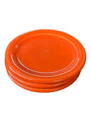 Fiesta - Poppy Orange Coaster Homer Laughlin Mug Lid Spoon Rest Ceramic Kitchen