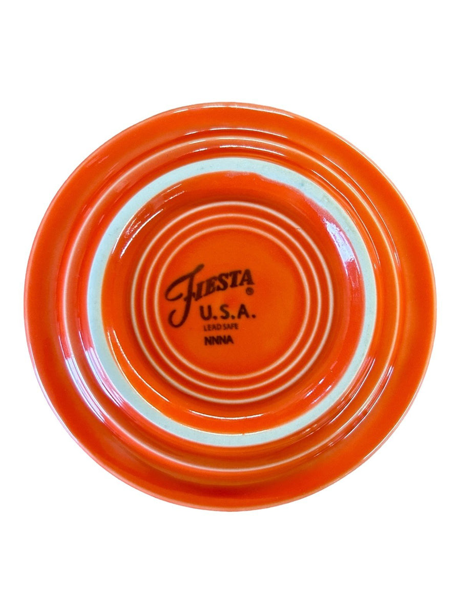 Fiesta - Poppy Orange Coaster Homer Laughlin Mug Lid Spoon Rest Ceramic Kitchen