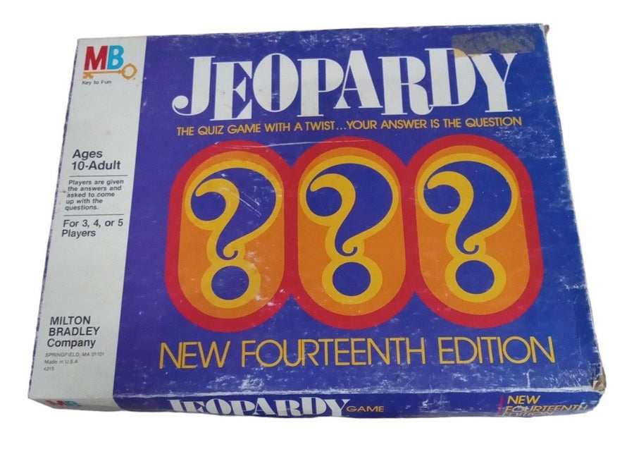 Jeopardy 14th Edition Board Game Vintage Collectible Family Game Night