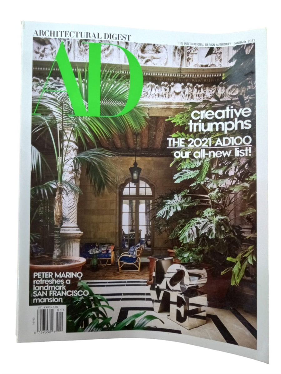 Architectural Digest Magazines Lot of 5 Year 2021 International Design Authority
