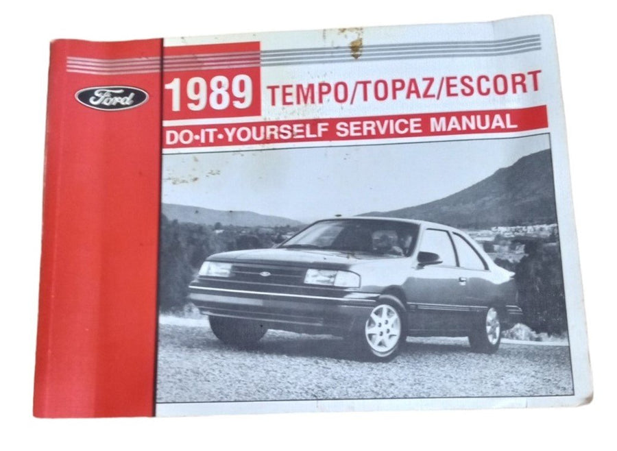 Ford Tempo/Topaz/Escort Service Manual 1989 Vintage Collectible Automotive