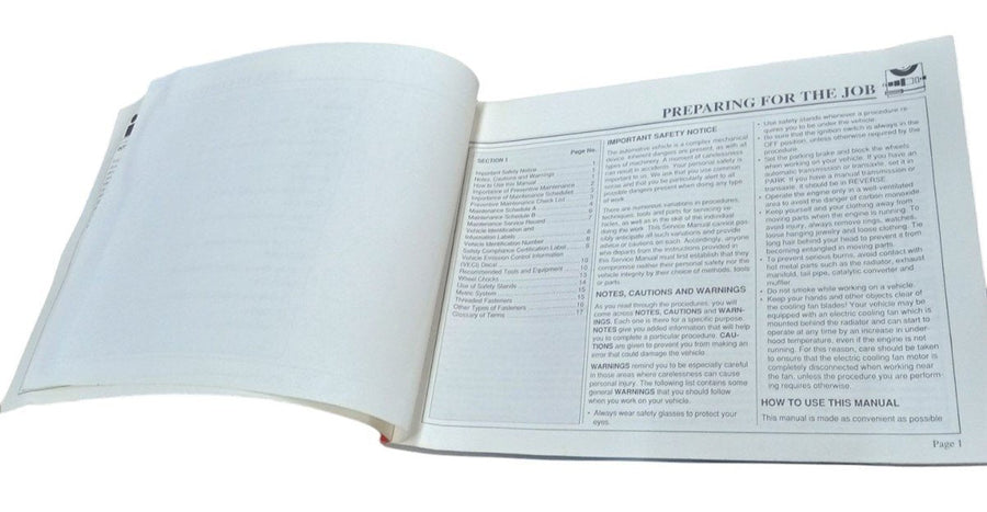 Ford Tempo/Topaz/Escort Service Manual 1989 Vintage Collectible Automotive