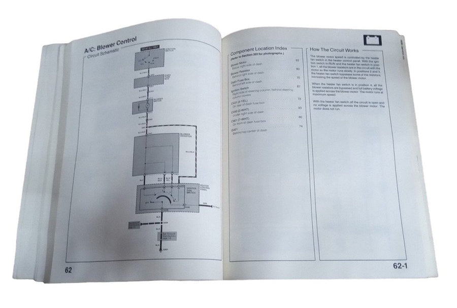 Honda 1988/1989 Prelude Electrical Service Manual Vintage Collectible Automotive