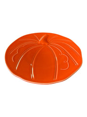 Fiesta - Poppy Orange Pumpkin Plate Homer Laughlin Ceramic Dish Kitchenware HLC