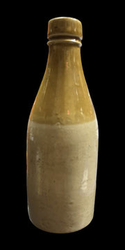 Stoneware Ginger Beer Bottle Glasgow Pottery Blob Top Primitive Home Decor