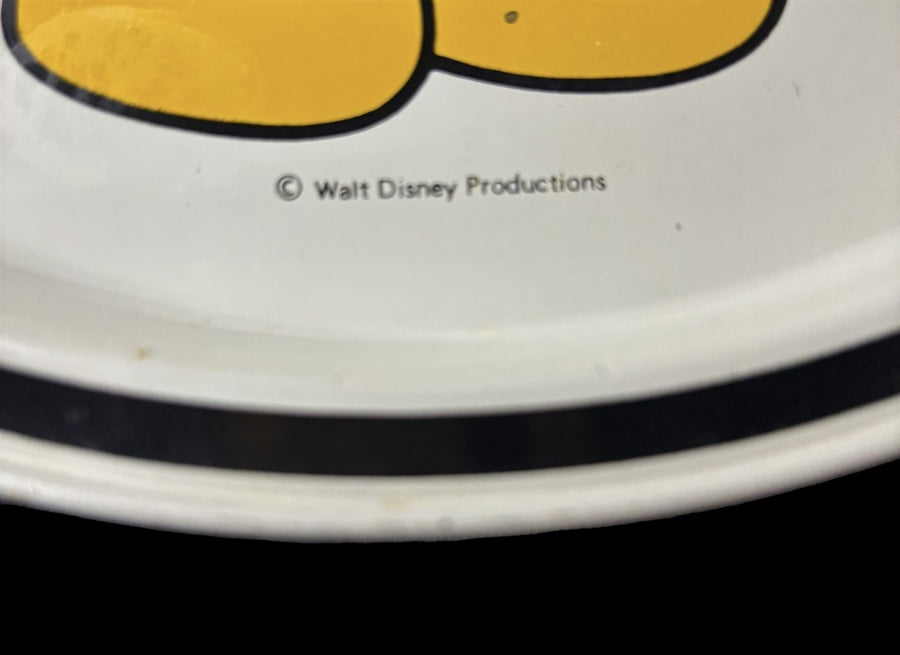 Mickey Mouse Walt Disney World Metal Tray Commemorative Round 11"