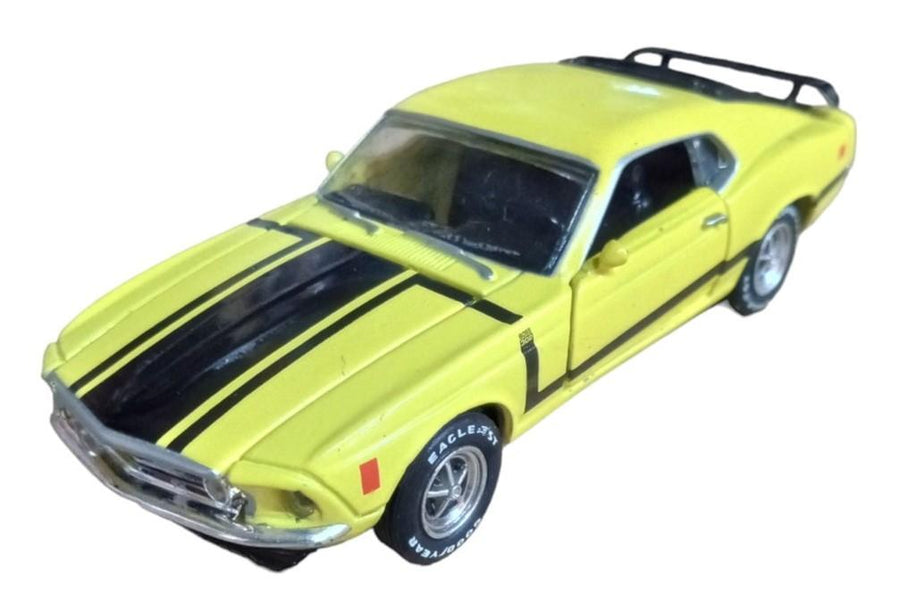 Road Champs 1969 Ford Mustang Diecast Model Car Vintage Collectible Hobby