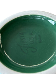 Fiesta - Jade Green Small Footed Bowl Homer Laughlin Kitchenware Dish Ceramic