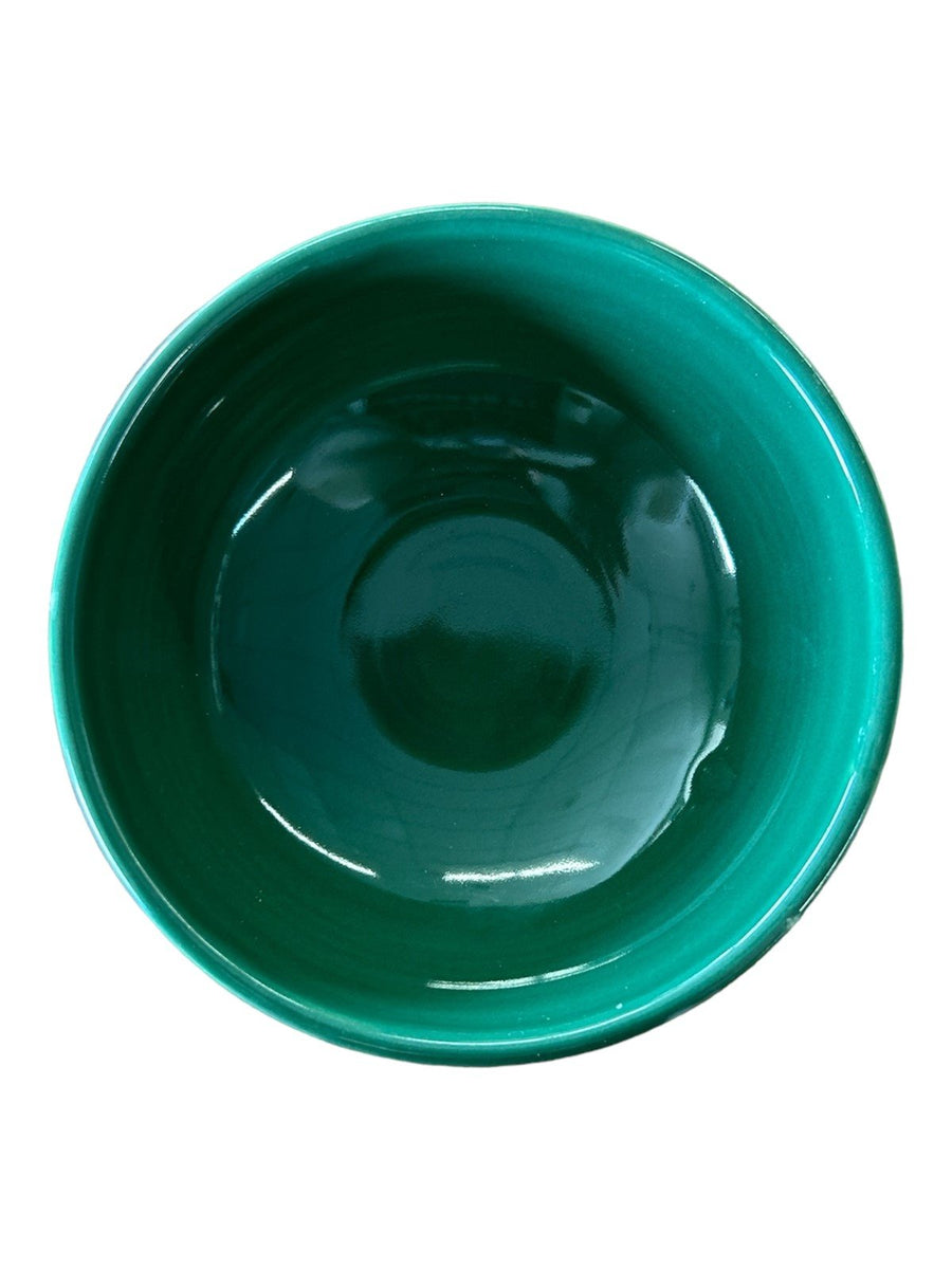 Fiesta - Jade Green Small Footed Bowl Homer Laughlin Kitchenware Dish Ceramic