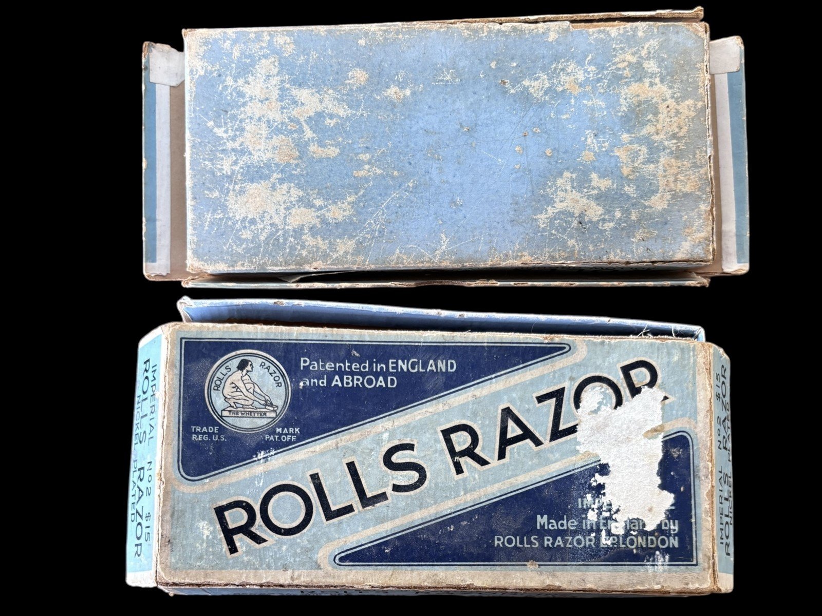 Rolls Razor Imperial No 2 Nickel Plated Patented in England Collectible