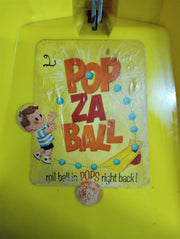 Mattel Pop Za Ball Game Vintage Collectible Ball Launching Rolling Toy