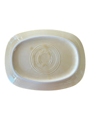 Fiesta - Ivory Cream Off White Rectangular Platter Homer Laughlin Ceramic Dish