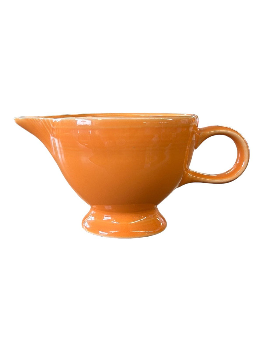 Fiesta - Tangerine Orange Individual Creamer Homer Laughlin Ceramic Tea Set HLC