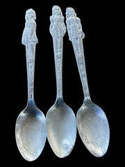 Carlton Silverplate Silver Spoons Marie, Yvonne, and Cecile set of 3