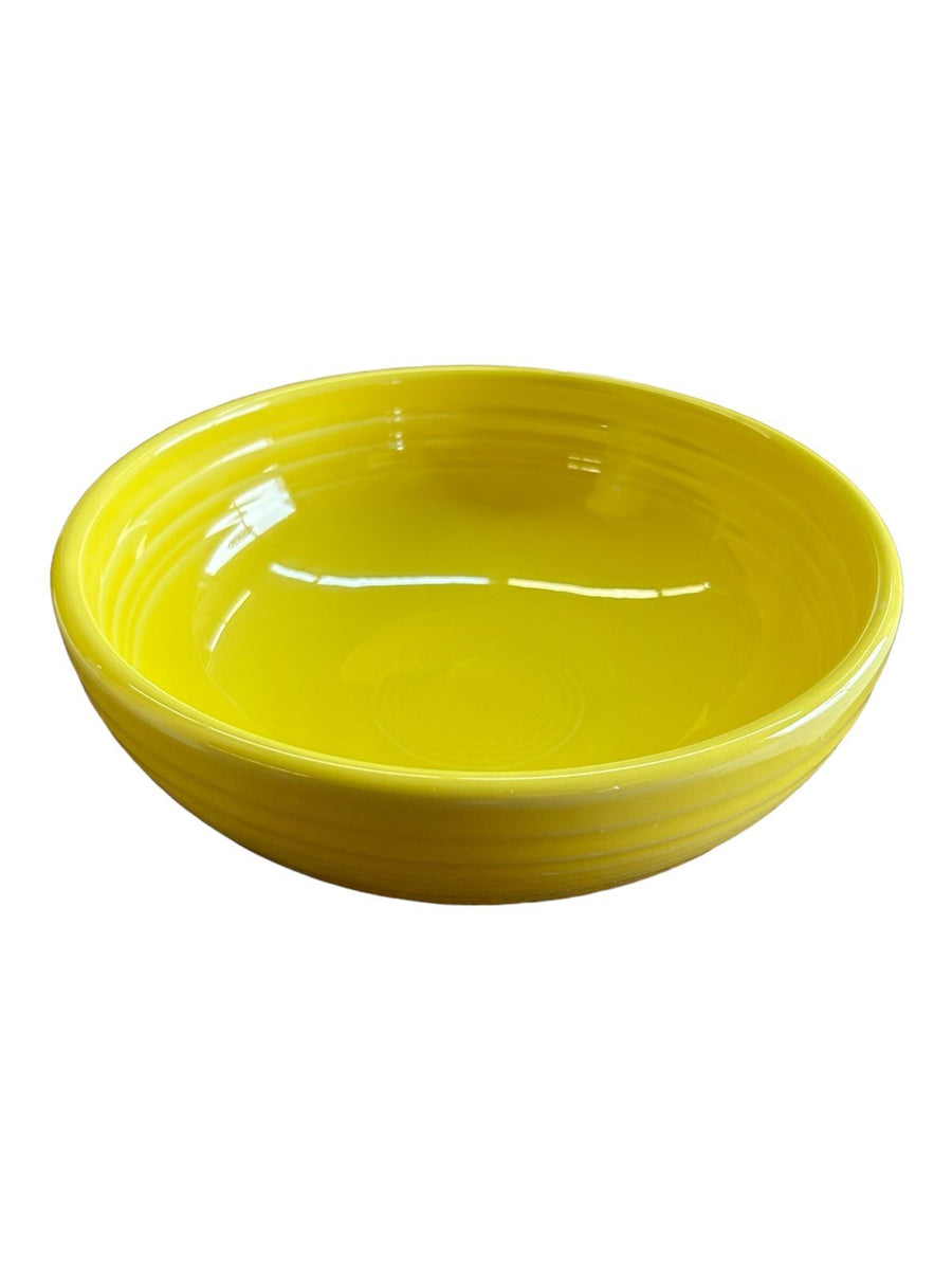 Fiesta - Sunflower Yellow Medium Bistro Bowl Ceramic Homer Laughlin Kitchenware