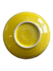 Fiesta - Sunflower Yellow Medium Bistro Bowl Ceramic Homer Laughlin Kitchenware