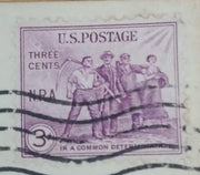 Postal Envelopes With Stamps Vintage Collectible Postal Mailing Ephemera