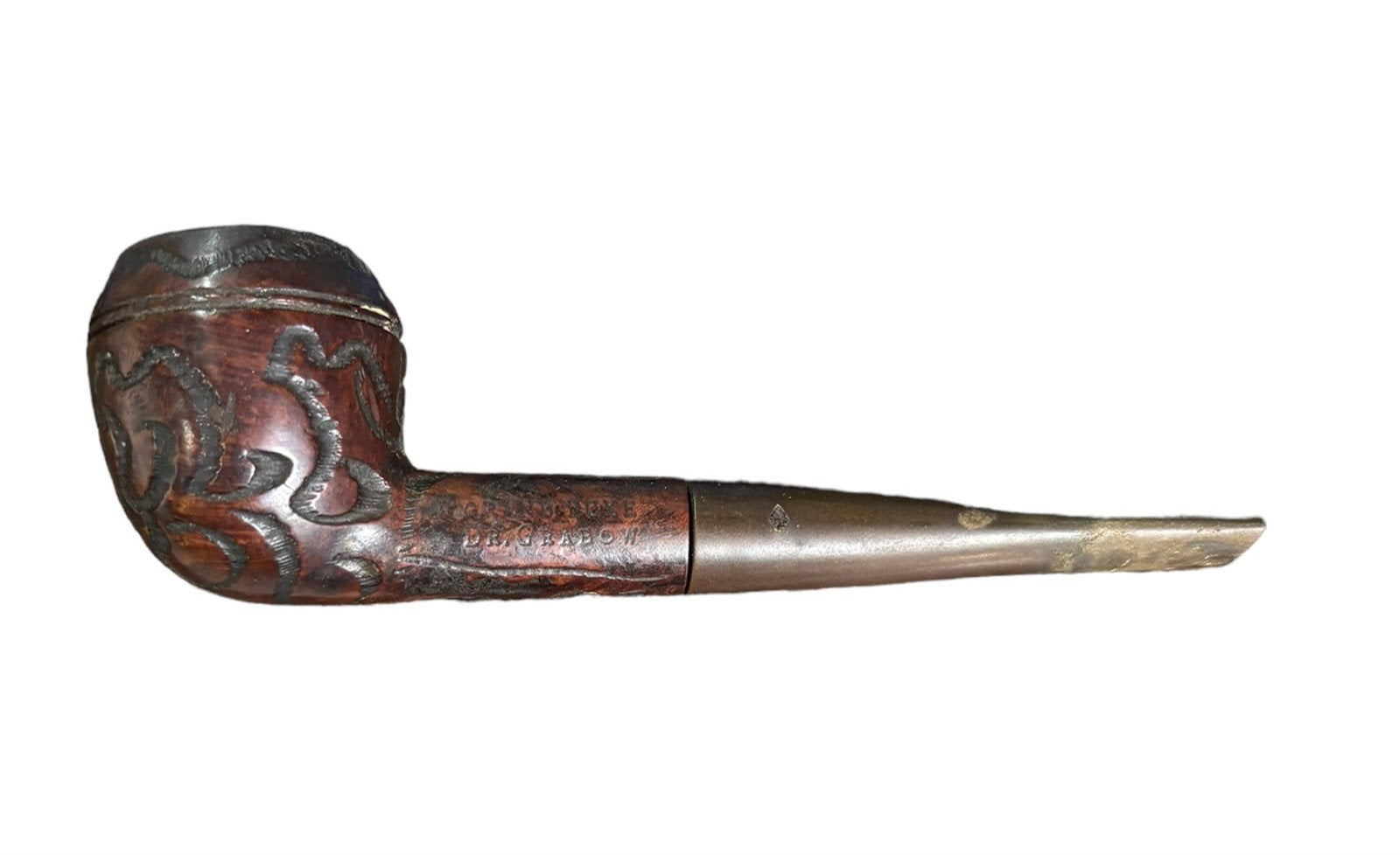 Pipe Wooden Dr. Grabow Grand Duke Display Tobacciana Vintage Imported Briar