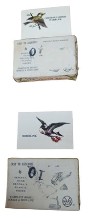 MARX Toys Miniature Model Birds Vintage Collectible Ornithology Hobby 1960s