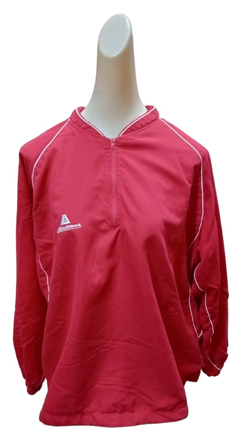 Akadema Red Baseball Jacket Adult M Size Unisex Sportswear Apparel Sports