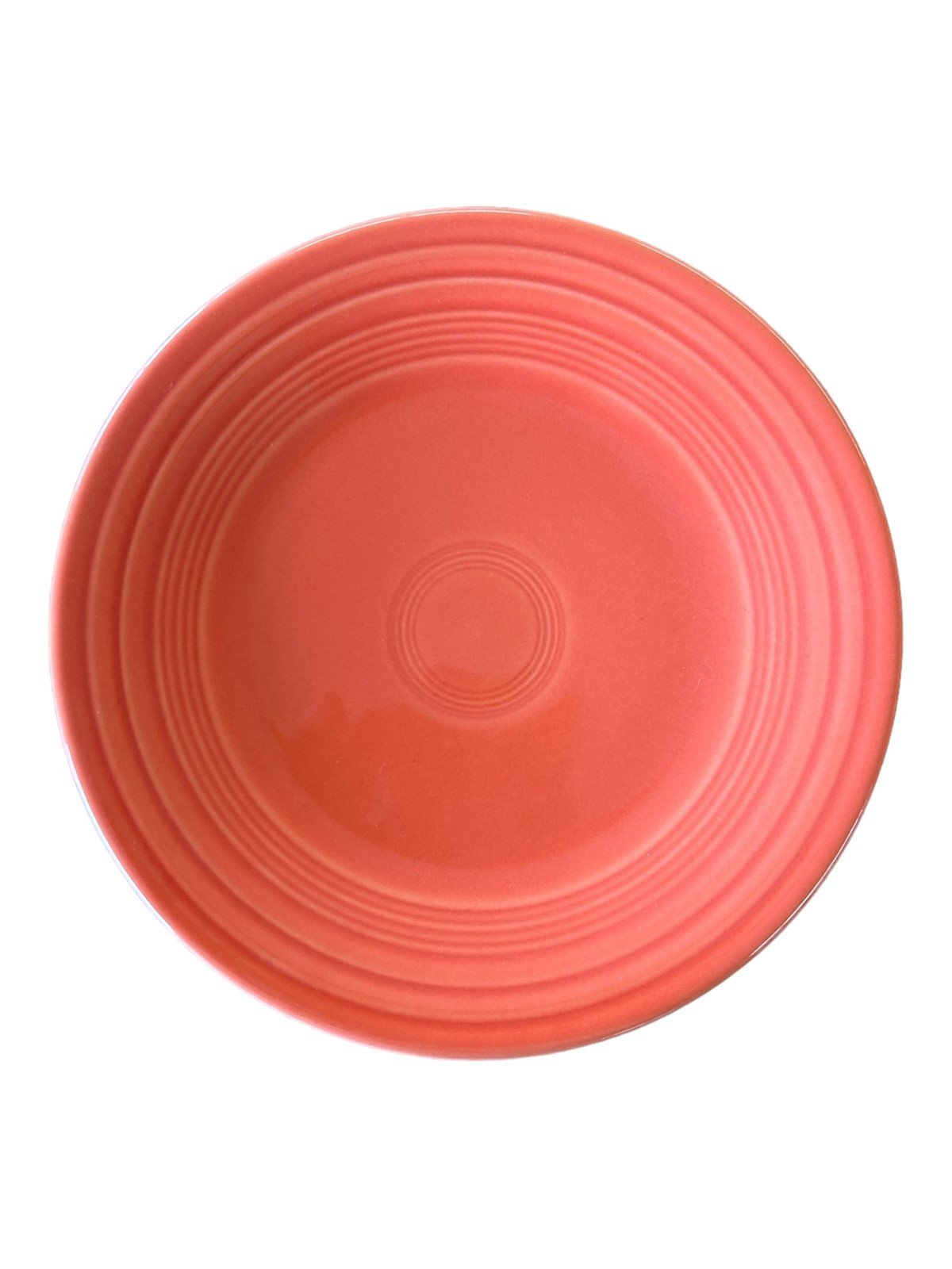 Fiesta - Persimmon Orange Luncheon Plate Dish Ceramic Dining Homer Laughlin HLC