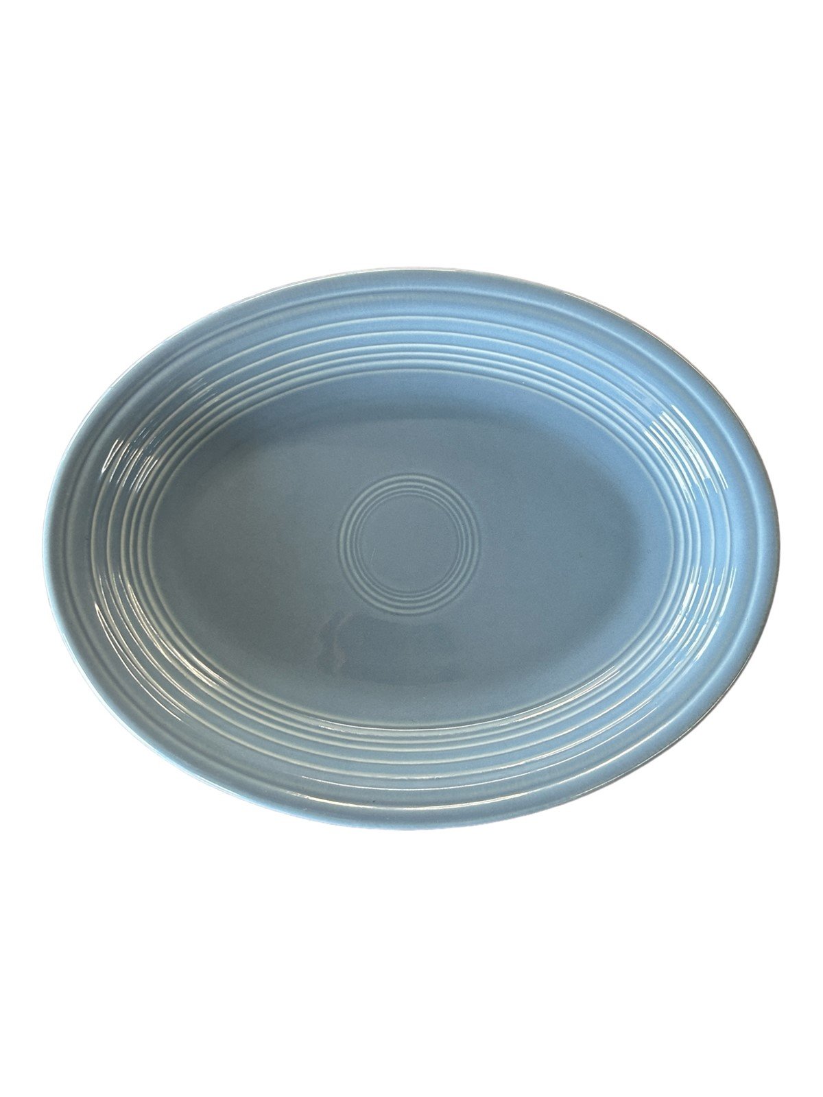 Fiesta - Periwinkle Blue Medium Oval Platter Homer Laughlin Ceramic Serving Dish
