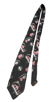Necktie Guy Laroche Paris Cravates 100% Imported Polyester Black Red White