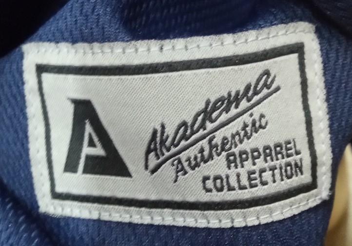 Akadema Blue Long Sleeve Baseball Jersey Apparel Sportswear Equipment Adult XL