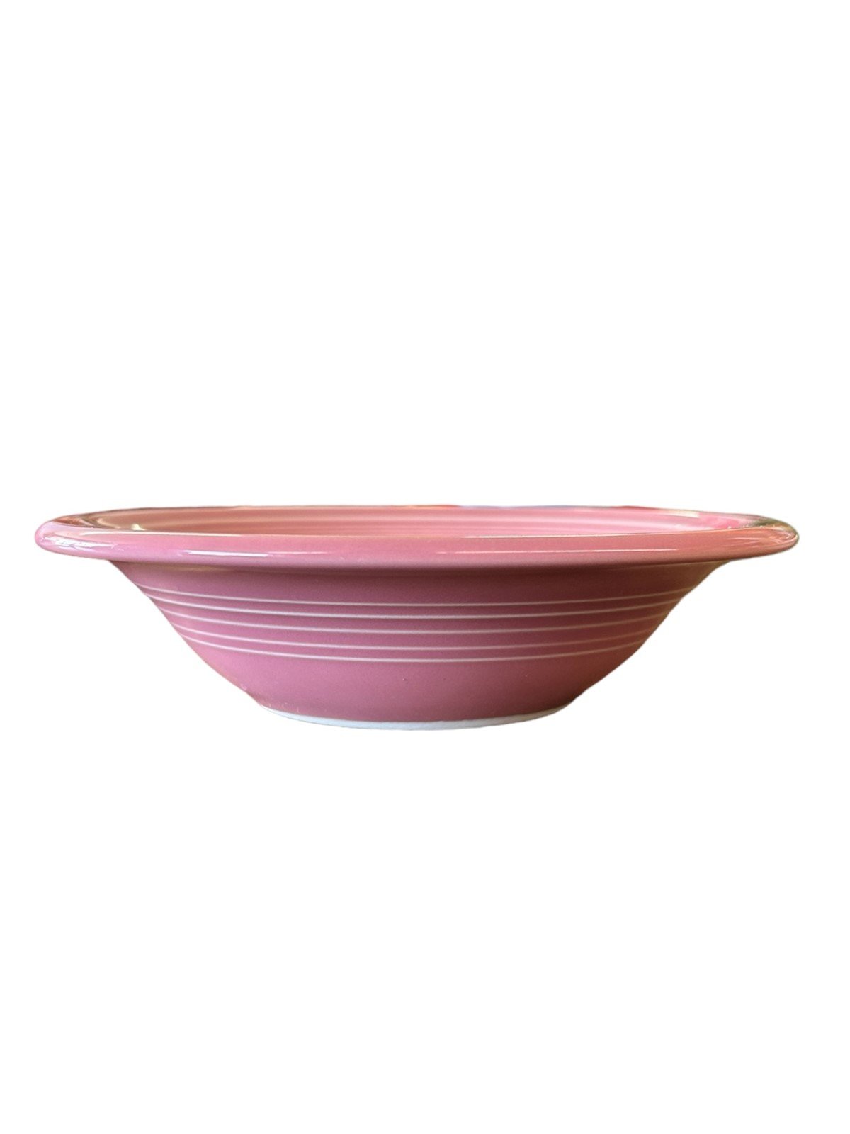 Fiesta - Rose Pink Stacking Cereal Bowl Homer Laughlin Ceramic Kitchenware HLC
