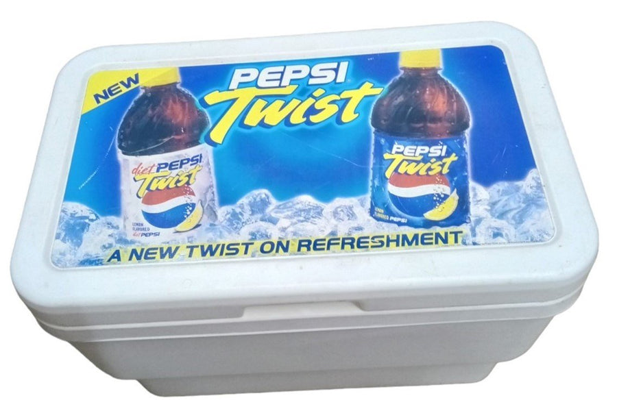 Pepsi Twist Cooler Vintage Collectible Drink Storage Travelling Beach Camping