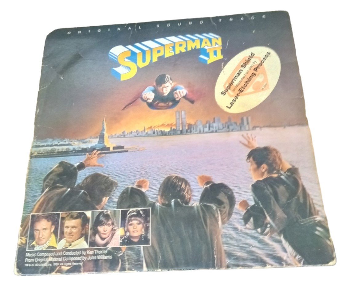 Superman II Soundtrack Vinyl Record Vintage Collectible Nostalgic Music