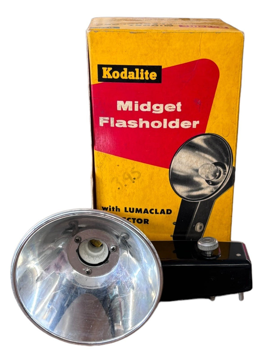 Kodalite Midget Flasholder With Lumaclad Reflector Camera Light