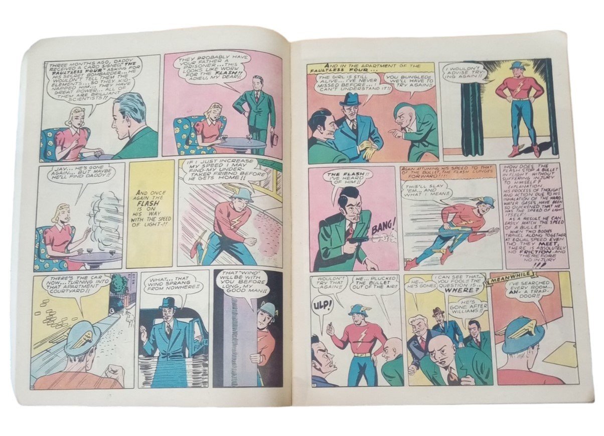 DC Comics The Flash Famous 1st Edition Comic Book Vintage Collectible Nostalgic