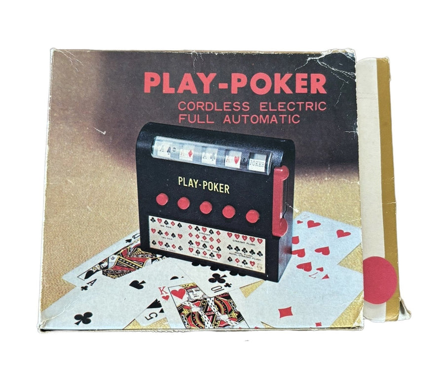 Poker Player Cordless Automatic 1971 Waco Japan WKYC NBC TV3 Cleveland Game