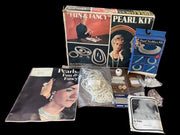 Cunningham Art Project Pearl Necklace and Earrings Kit Vintage