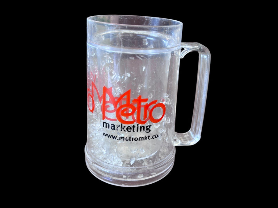 Leed's Freezer Frost Mugs Lays Metro Marketing and Plain Mugs