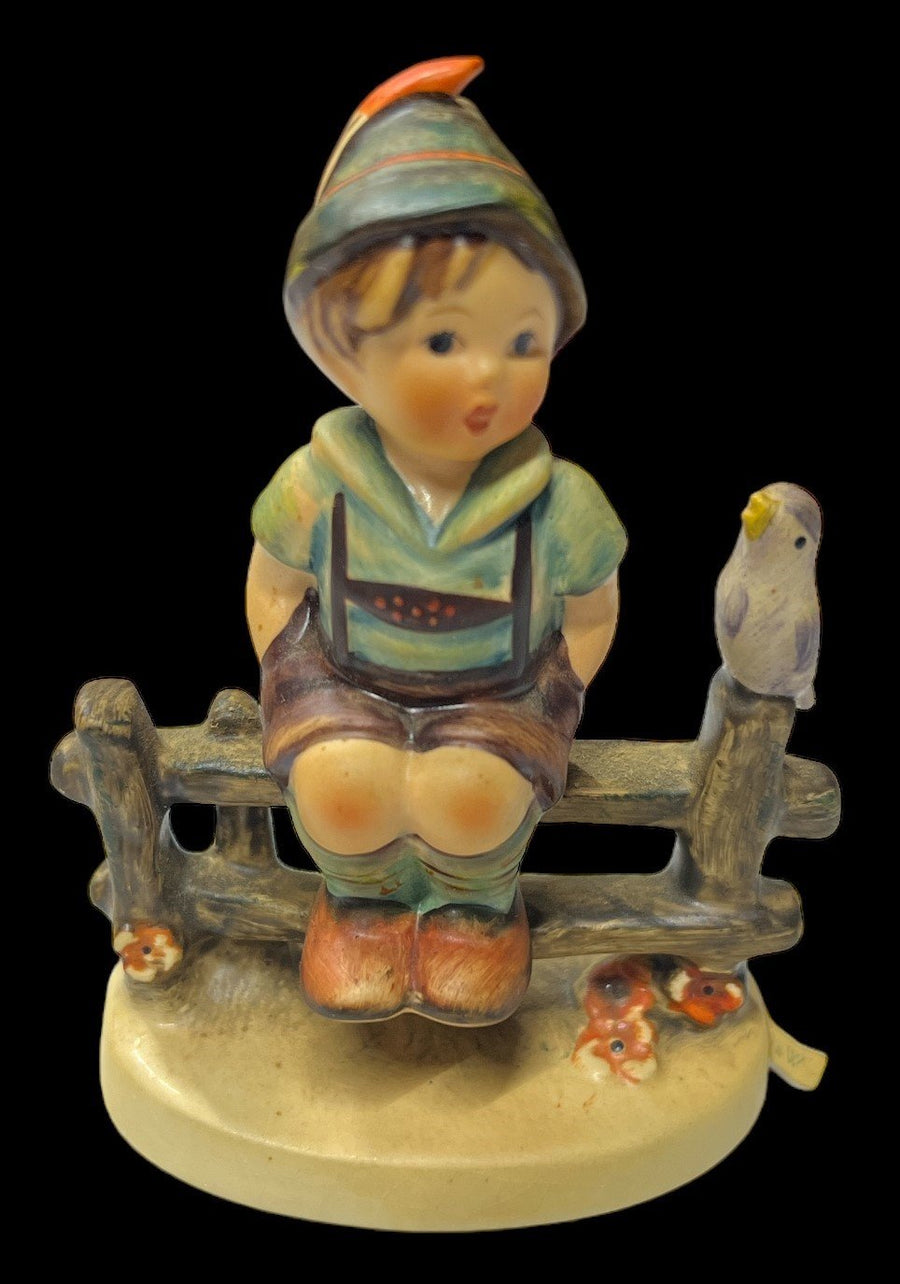 Hummel Figurine 111 3/0 Antique Wayside Harmony Vintage West Germany 1960s