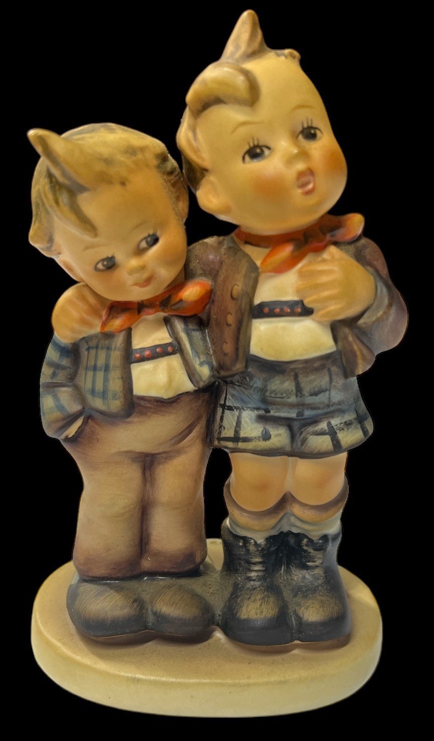 Hummel Figurine 123 Antique Max and Moritz Vintage Made in West Germany 1960s