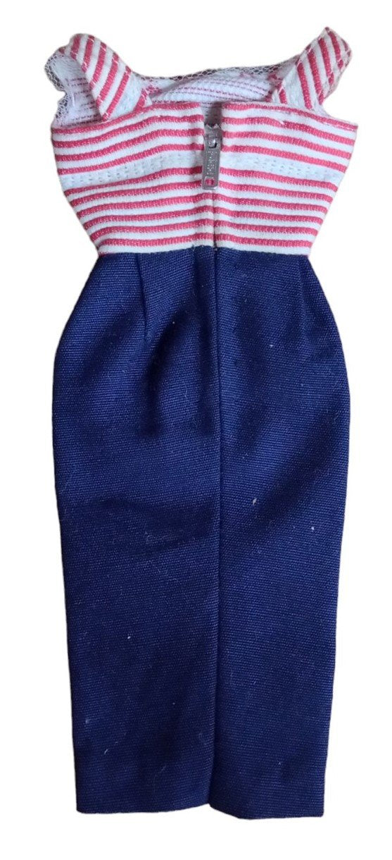 Barbie Cruise Stripes Dress Doll Clothing Vintage Collectible Nostalgic