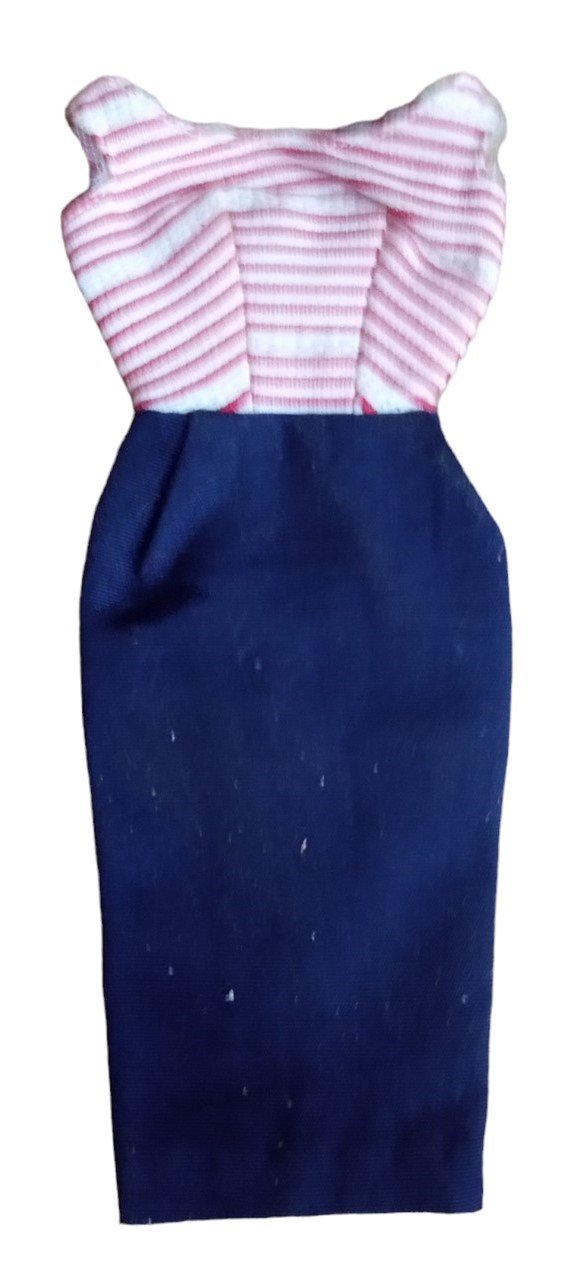 Barbie Cruise Stripes Dress Doll Clothing Vintage Collectible Nostalgic