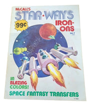 McCall's Star Ways T-Shirt Iron-On Designs Vintage Collectible Nostalgic Sci-Fi