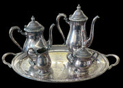 5-piece Tea Set Antique International Silver Company Vintage Camille