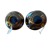 T.C. Wheaton Co. Small Amber Pair of Antique Apothecary / Pharmaceutical Bottles